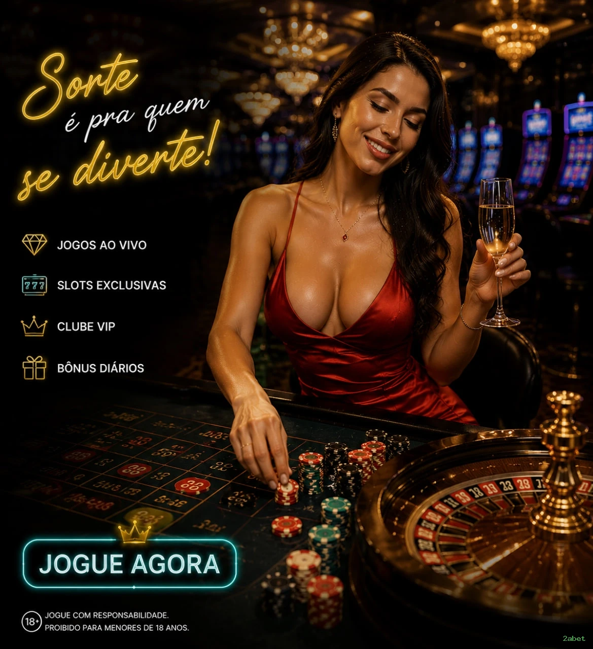 Slots online da 2abet com jackpots progressivos